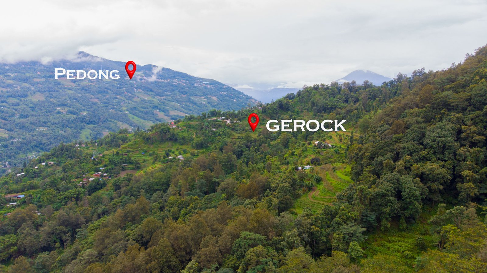 Gerock village in Kalimpong