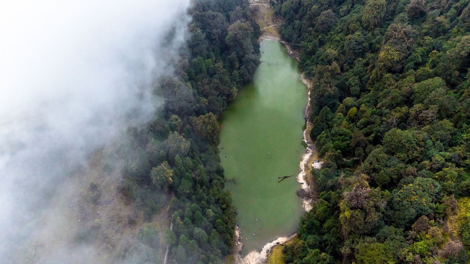 Ariel view of Mulkharka Lake