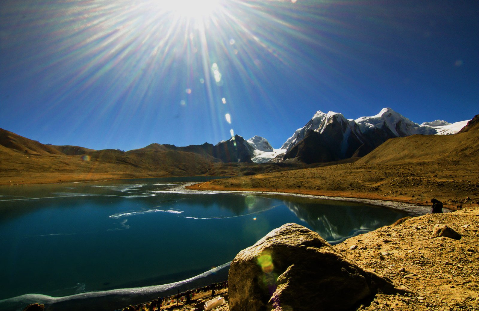 Gurudongar lake, North Sikkim